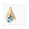 Подвеска золотая пробы 585 с топазом (Арт.731849)