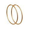 Серьги конго из золота (Арт.140002)