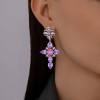 Серьги из серебра с фианитами «Императорский вальс» Соколов (арт.94026883)
