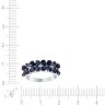 Кольцо из белого золота с бриллиантом и сапфиром (Арт.r14266s-dn_ko_sa_wg)