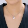 Подвеска из серебра с фианитами (Арт.94033319)