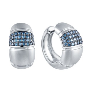 Серьги из белого золота с бриллиантом (Арт.yk219966ea_sr_wg)