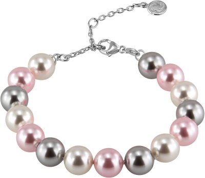 Браслет из серебра с жемчугом (Арт.19b-1-13-28)