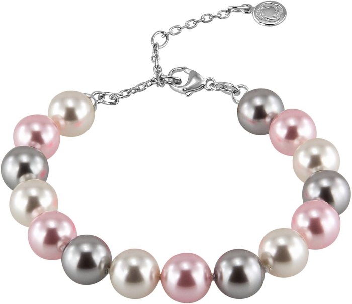 Браслет из серебра с жемчугом (Арт.19b-1-13-28)