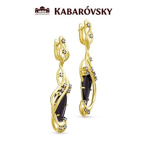 Серьги Кабаровский (Арт.12-035-1387)