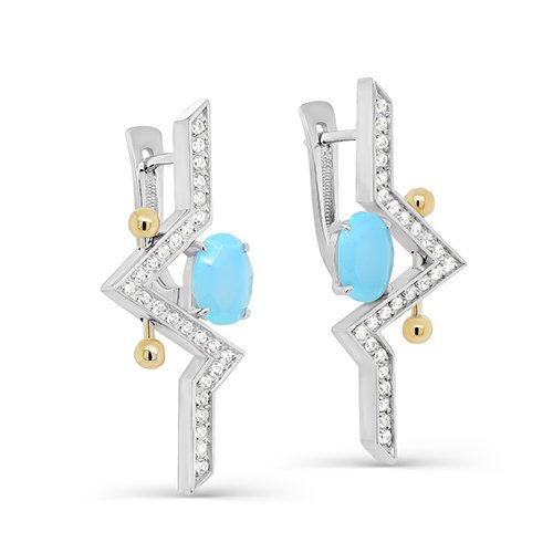 Серьги Кабаровский (Арт.12-299-80184)