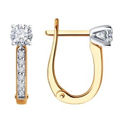 Серьги из золота с бриллиантами (Арт.51-220-02459-1)