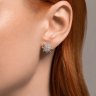 Серьги из белого золота с бриллиантами (Арт.1022268-3)