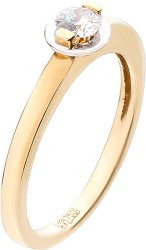 Кольцо из золота с бриллиантом (Арт.da010xb2_52)