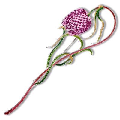 Брошь из серебра Т.Полякова &quot;Рябчик&quot; (Арт.41502)