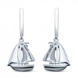Серьги Серебряные крылья (Арт.22ss01-113_jemal_30)