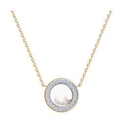 Колье золотое пробы 585 с перламутром (Арт.770421)