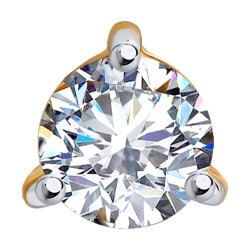 Подвеска из золота с фианитом (Арт.036404)