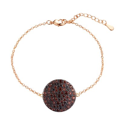 Браслет из серебра с фианитом (Арт.cz-b02524-x-gb-x-x-br)