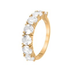 Кольцо из серебра с фианитом (Арт.cz-r00657-x-g-x-x-w)