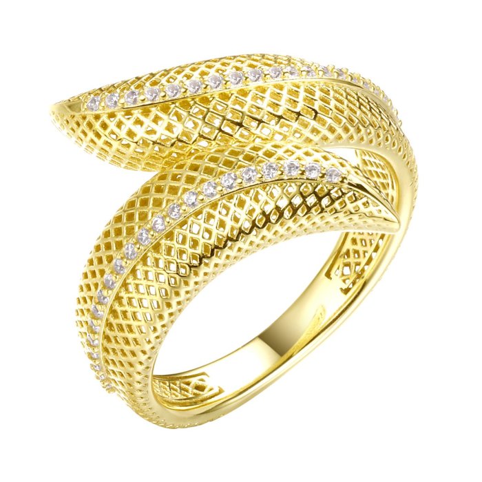 Кольцо из серебра с фианитом (Арт.fa-r02307-x-l-x-x-w)