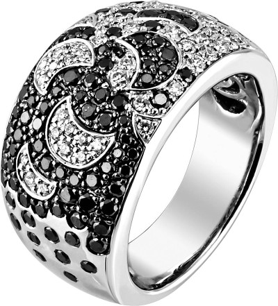 Кольцо белое золото с бриллиантами «Multi Diamonds Nuit» Diamanti (арт.7VL052GBN)