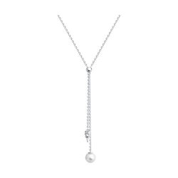 Колье из серебра с жемчугом (Арт.94070574)