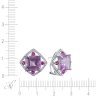 Серьги из белого золота с аметистом и бриллиантом (Арт.e15369_sr_ps_pam_wg)
