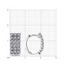 Серьги из белого золота с бриллиантами (Арт.1022004-3)