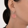 Серьги из серебра с ситаллами (Арт.94-320-02313-1)