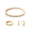 Coeur de lion пусеты crystal-gold la_0131_21-1816