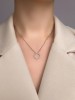Ожерелье серебряное с кубическим цирконием «Крылья света» Myjewels (арт.0520)