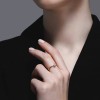 Кольцо из комбинированного золота с бриллиантом «Вечный Свет» SOKOLOV (арт.9010074-36)