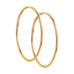 Серьги конго из золота (Арт.140003)