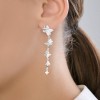 Серьги из серебра с фианитами «Созвездие Грации» Соколов (арт.94027317)