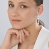 Серьги из серебра с фианитами «Созвездие Грации» Соколов (арт.94027317)