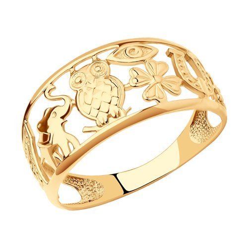 Кольцо из золота (Арт.017098)