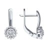 Серьги из белого золота с бриллиантами (Арт.52-220-02092-1)