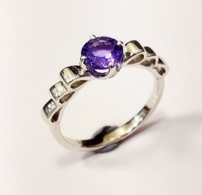 Кольцо с танзанитом La Nordica «Сияние Танзании» белое золото (арт.29-12-T000-05768)