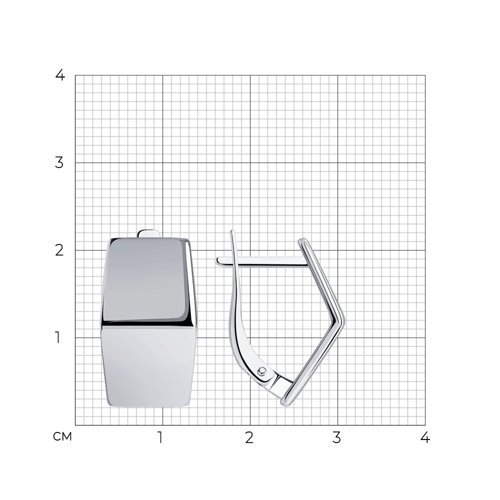 Серьги из серебра (Арт.94024151)