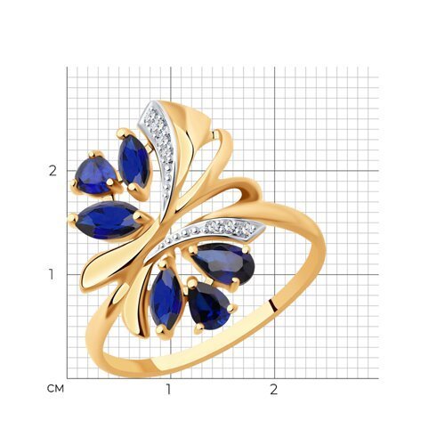 Кольцо золотое пробы 585 (Арт.714739)