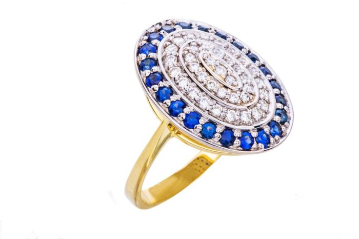 Кольцо Русские самоцветы (Арт.95876)