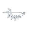 Брошь из серебра с фианитами (Арт.94040091)