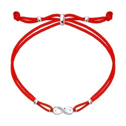Браслет из серебра с фианитами (Арт.94050422)