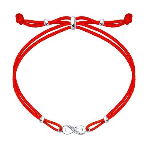 Браслет из серебра с фианитами (Арт.94050422)