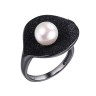 Кольцо с черным серебром и жемчугом «Universe Night» Fresh Jewelry (арт.Gl-R01766-X-B-PS-X-B)