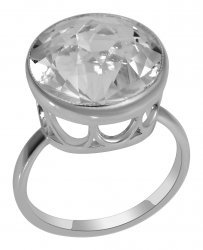 Серебряное кольцо с горным хрусталем Невский 13513Р