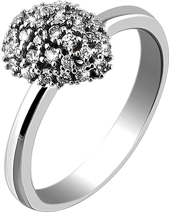 Кольцо из белого золота с бриллиантом (Арт.anb_1690)