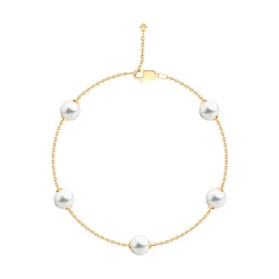 Браслет золотой с жемчугом «Нежный Первоцвет» Соколов (арт.795019)