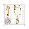 Серьги из золота с бриллиантами (Арт.1022005)