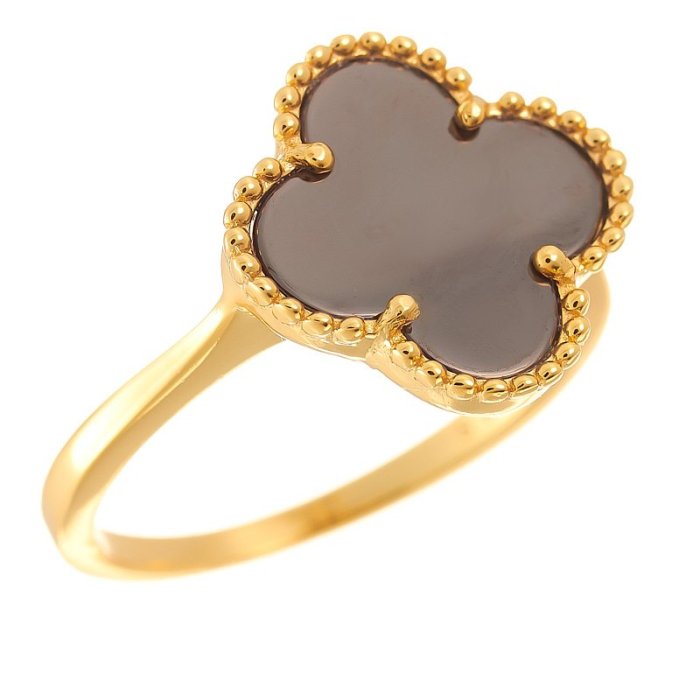 Кольцо из серебра с керамикой (Арт.tc-r00206-br-g-x-x-x)