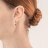 Coeur de lion пусеты crystal-silver la_0131_21-1817