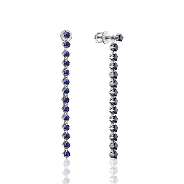 Серьги из золота Русские Самоцветы (Арт.53974)