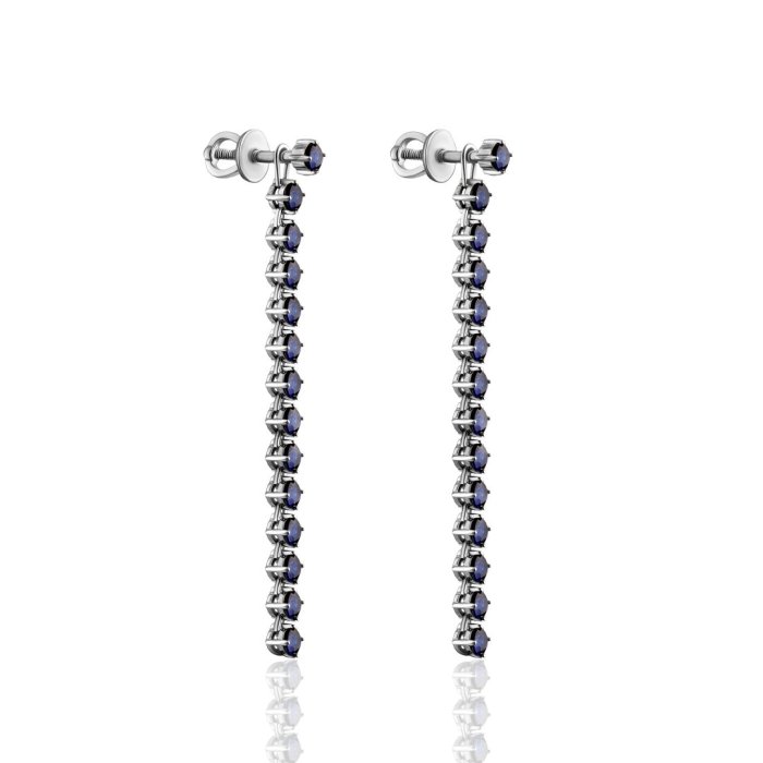 Серьги из золота Русские Самоцветы (Арт.53974)