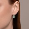 Серьги из серебра с ситаллами (Арт.92022947)
